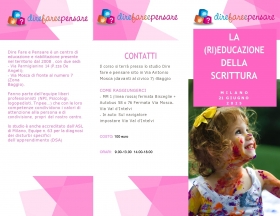LA (RI) EDUCAZIONE DELLA SCRITTURA - Direfareepensare